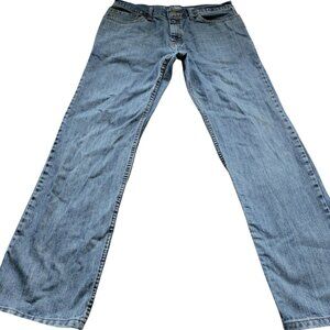 Urban Pipeline Jeans Mens 34x32 Regular Straight Dark Wash Denim